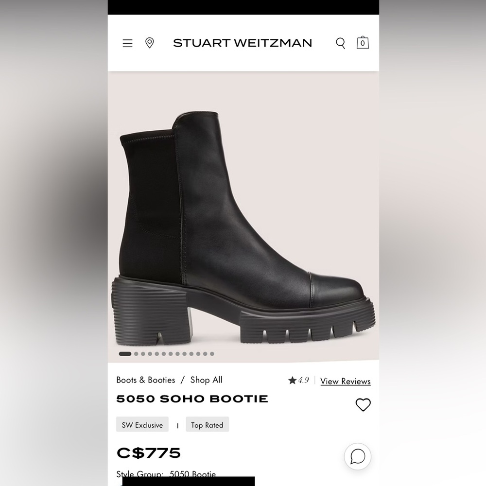 Stuart Weitzman 5050 SOHO BOOTIE